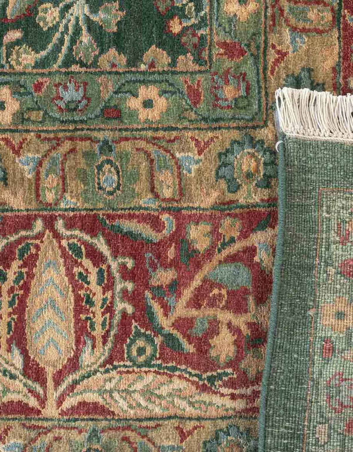Mohanam Handknotted Wool and Silk Rug