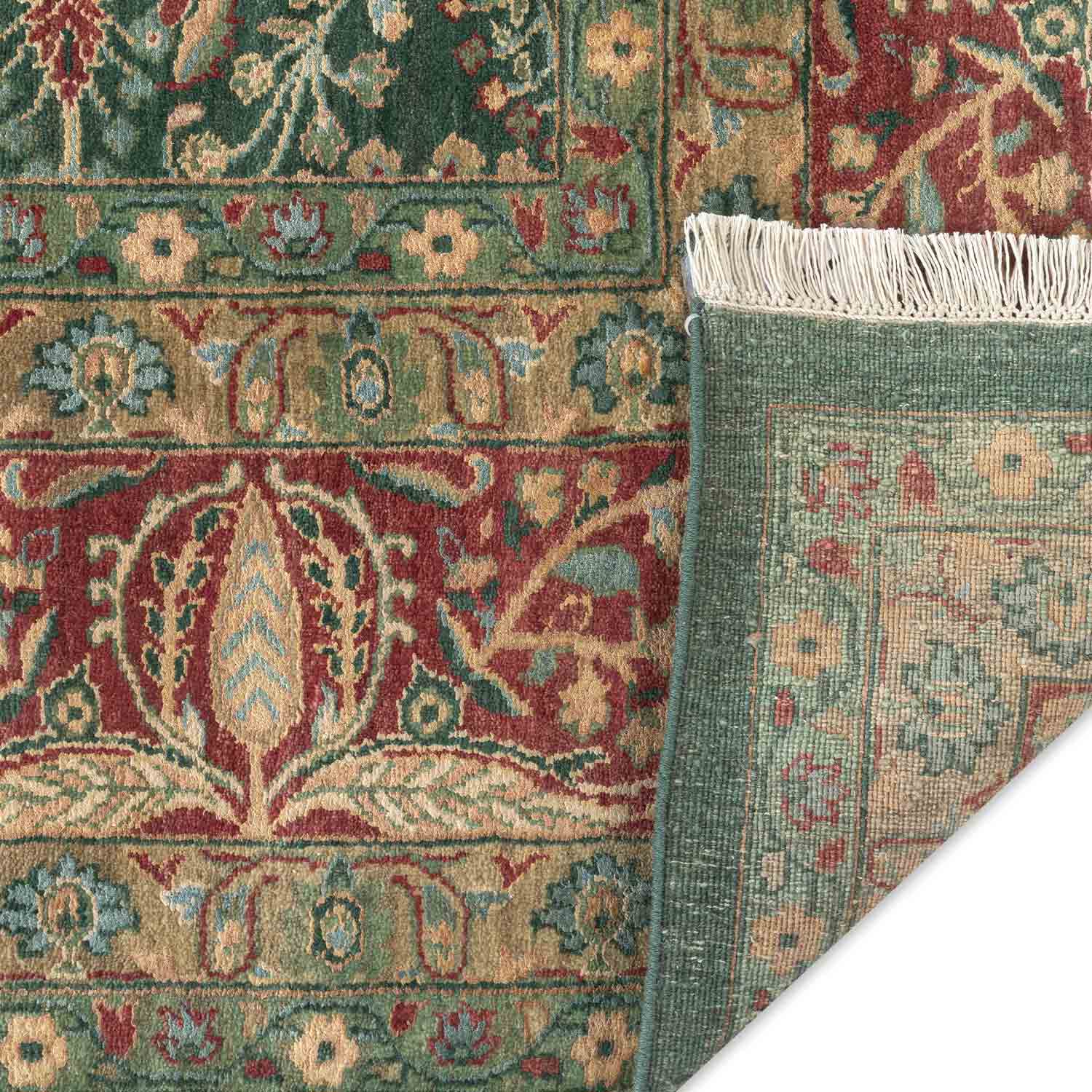 Mohanam Handknotted Wool and Silk Rug