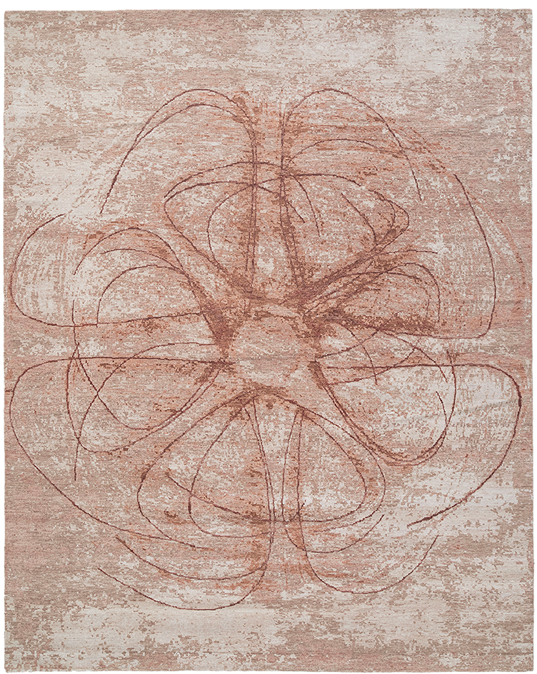 Sutra Handknotted Wool And Silk Rug