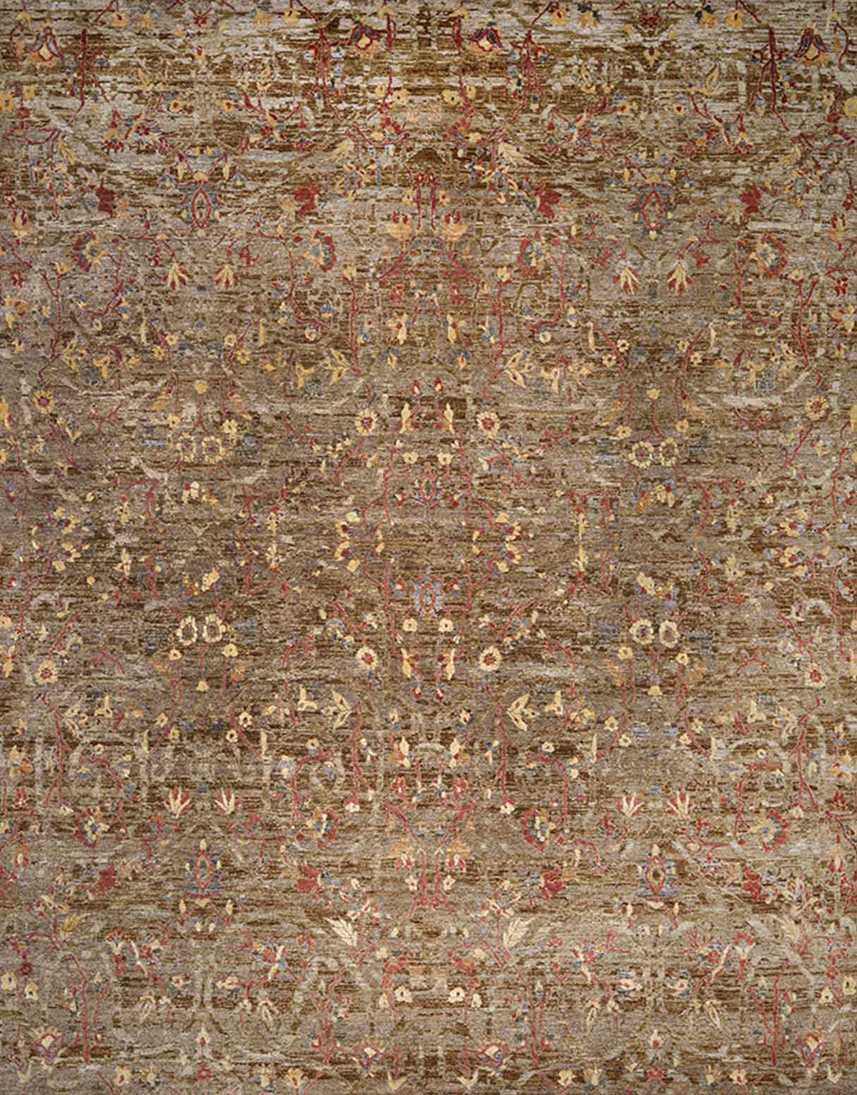 Echo Hand Knotted Wool Silk And Linen Rug
