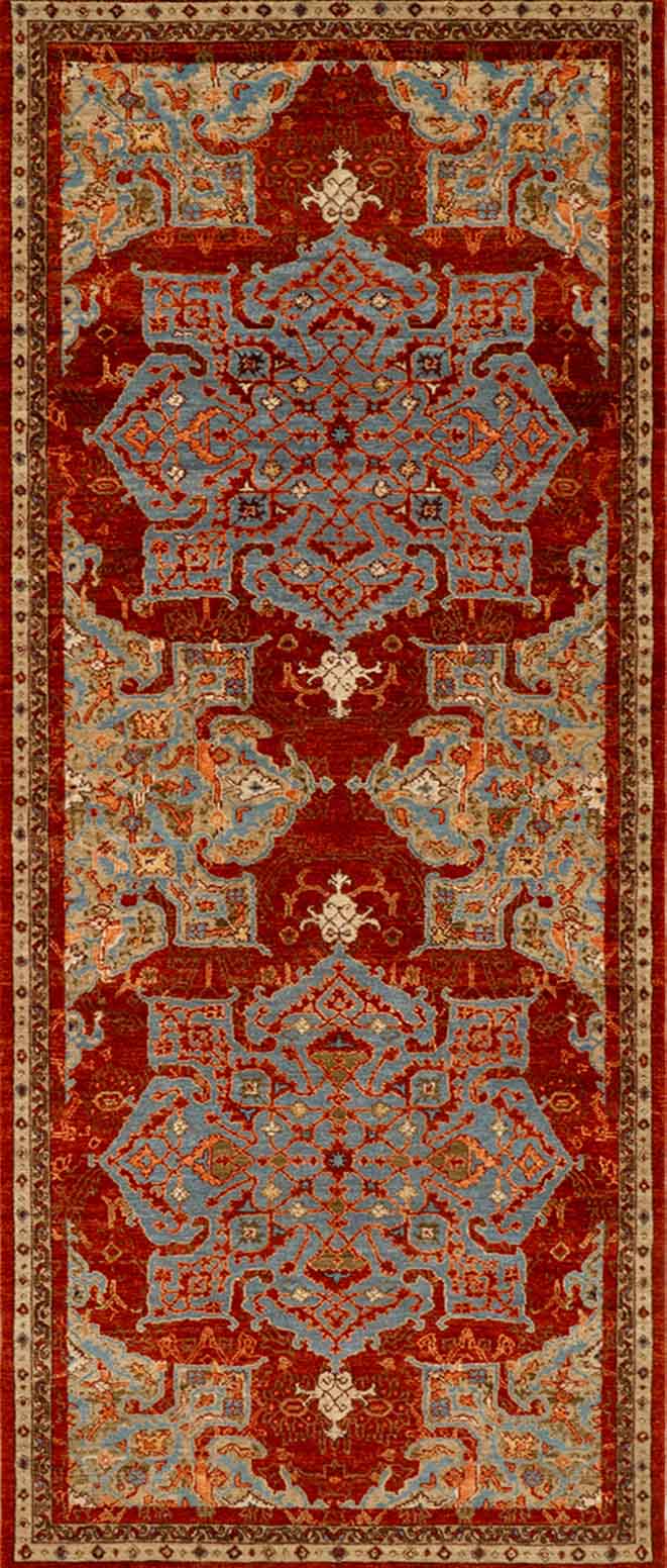 Anchor Hand Knotted Wool And Silk Rug